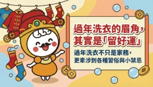 過年洗衣的眉角，其實是「留好運」 文章縮圖