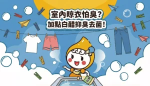 室內晾衣怕臭？白醋洗衣抑臭去菌！文章縮圖