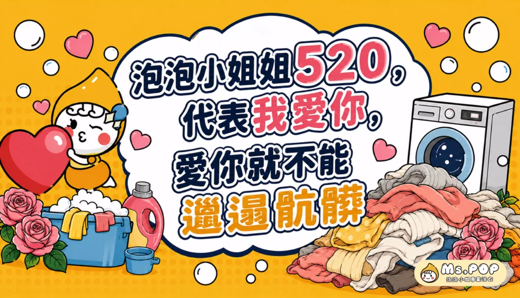 泡泡小姐520，代表我愛你，愛你就不能邋遢骯髒 文章縮圖